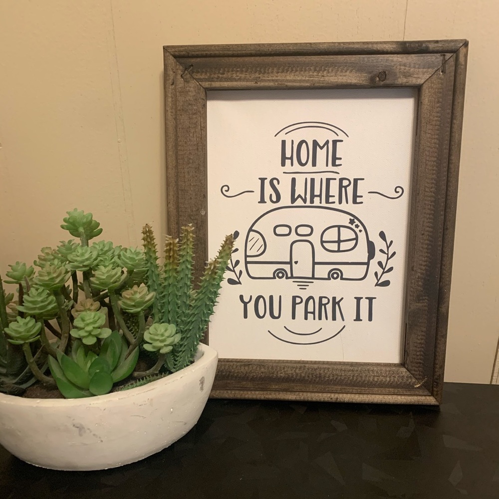 Reverse Canvas Sign